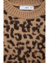 Mango Pulover cu animal print Pardo - Pled.ro