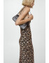 Mango Rochie dreapta cu animal print Leo - Pled.ro