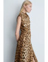 Mango Rochie midi cu animal print Miriam - Pled.ro