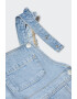 Mango Salopeta de denim cu buzunare Emille - Pled.ro