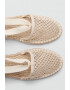 Mango Sandale-espadrile cu perforatii Alberta - Pled.ro