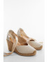 Mango Sandale-espadrile cu talpa wedge Cabo - Pled.ro