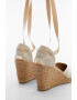 Mango Sandale-espadrile cu talpa wedge Cabo - Pled.ro