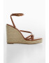 Mango Sandale-espadrile cu talpa wedge Eula - Pled.ro