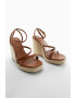 Mango Sandale-espadrile cu talpa wedge Eula - Pled.ro