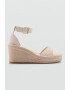 Mango Sandale wedge Larisa - Pled.ro