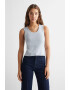 Mango Top crop cu margini valurite Onda - Pled.ro