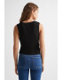 Mango Top crop cu margini valurite Onda - Pled.ro