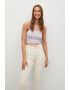 Mango Top crop tricotat fin Colorina - Pled.ro