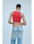 Mango Top crop tricotat fin Madrid - Pled.ro