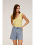 Mango Top cu volane Rizzo - Pled.ro