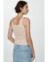 Mango Top din tricot cu aspect perforat Sito - Pled.ro