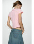 Mango Tricou crop cu terminatie valurita Cenote - Pled.ro