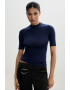 Mango Tricou crop slim fit - Pled.ro