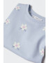 Mango Tricou cu decolteu la baza gatului si imprimeu floral Spring - Pled.ro