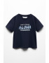 Mango Tricou cu imprimeu text Little - Pled.ro