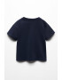 Mango Tricou cu imprimeu text Little - Pled.ro