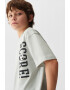 Mango Tricou cu imprimeu text Score - Pled.ro