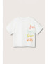 Mango Tricou cu imprimeu text Simply - Pled.ro