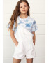 Mango Tricou cu imprimeu tie-dye Soul - Pled.ro