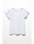 Mango Tricou cu maneci fluture Soft - Pled.ro