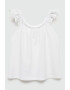 Mango Tricou de bumbac cu decolteu elastic Lola - Pled.ro