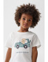 Mango Tricou de bumbac cu imprimeu Road - Pled.ro