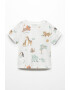 Mango Tricou de bumbac cu imprimeu Zoo - Pled.ro