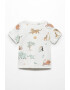 Mango Tricou de bumbac cu imprimeu Zoo - Pled.ro