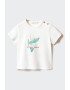 Mango Tricou de bumbac Sharky - Pled.ro