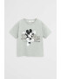 Mango Tricou din amestec de bumbac cu imprimeu Mickey Mouse Love - Pled.ro