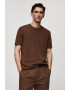 Mango Tricou din tricot fin Lino - Pled.ro