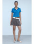 Mango Tricou polo crop Sport - Pled.ro