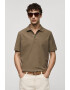 Mango Tricou polo de bumbac pique Rea - Pled.ro