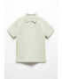 Mango Tricou polo de bumbac cu aspect pique Javier - Pled.ro