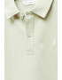 Mango Tricou polo de bumbac cu aspect pique Javier - Pled.ro