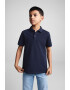 Mango Tricou polo de bumbac cu aspect pique Javier - Pled.ro