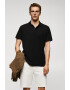 Mango Tricou polo din bumbac pique Rea - Pled.ro