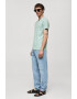 Mango Tricou slim fit cu decolteu in V Chelsea - Pled.ro