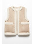 Mango Vesta din blana shearling sintetica - Pled.ro