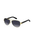 Marc Jacobs Ochelari de soare aviator cu rama metalica - Pled.ro