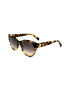 Marc Jacobs Ochelari de soare ovali cu rama cu aspect tortoise - Pled.ro