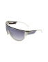 Marc Jacobs Ochelari de soare shield unisex cu logo - Pled.ro