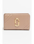 Marc Jacobs Portofel de piele cu aplicatie logo metalica si fermoar The Glam Shot - Pled.ro