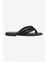 Marc O'Polo Papuci flip-flop de piele cu logo stantat - Pled.ro