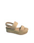 Marc O'Polo Sandale wedge de piele intoarsa - Pled.ro