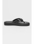 Marc O'Polo Papuci flip-flop wedge de piele - Pled.ro