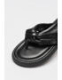 Marc O'Polo Papuci flip-flop wedge de piele - Pled.ro