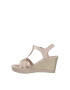 Marco Tozzi Sandale tip espadrile de piele ecologica cu talpa wedge - Pled.ro