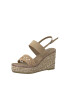 Marco Tozzi Sandale tip espadrile wedge - Pled.ro